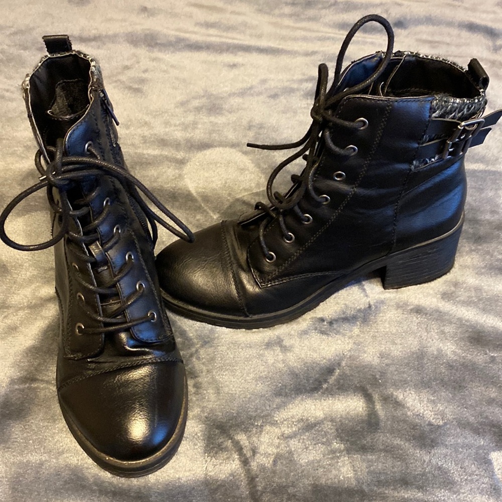 Rampage Ram Kellin black combat boot size 8